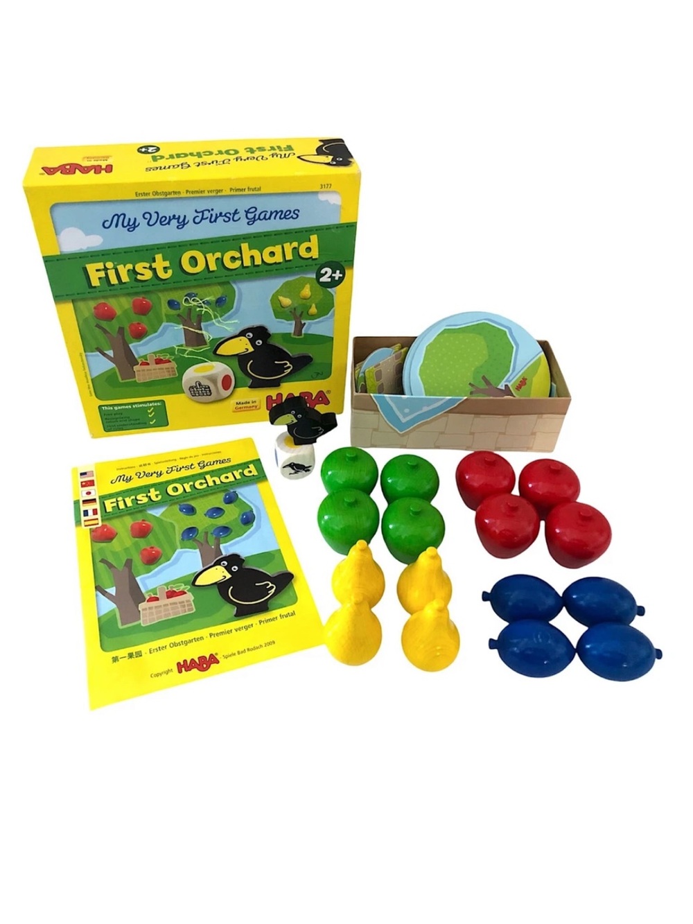 Haba My Very FIRST ORCHARD Game Preschool Matching Wooden Fruit 3177 Germany